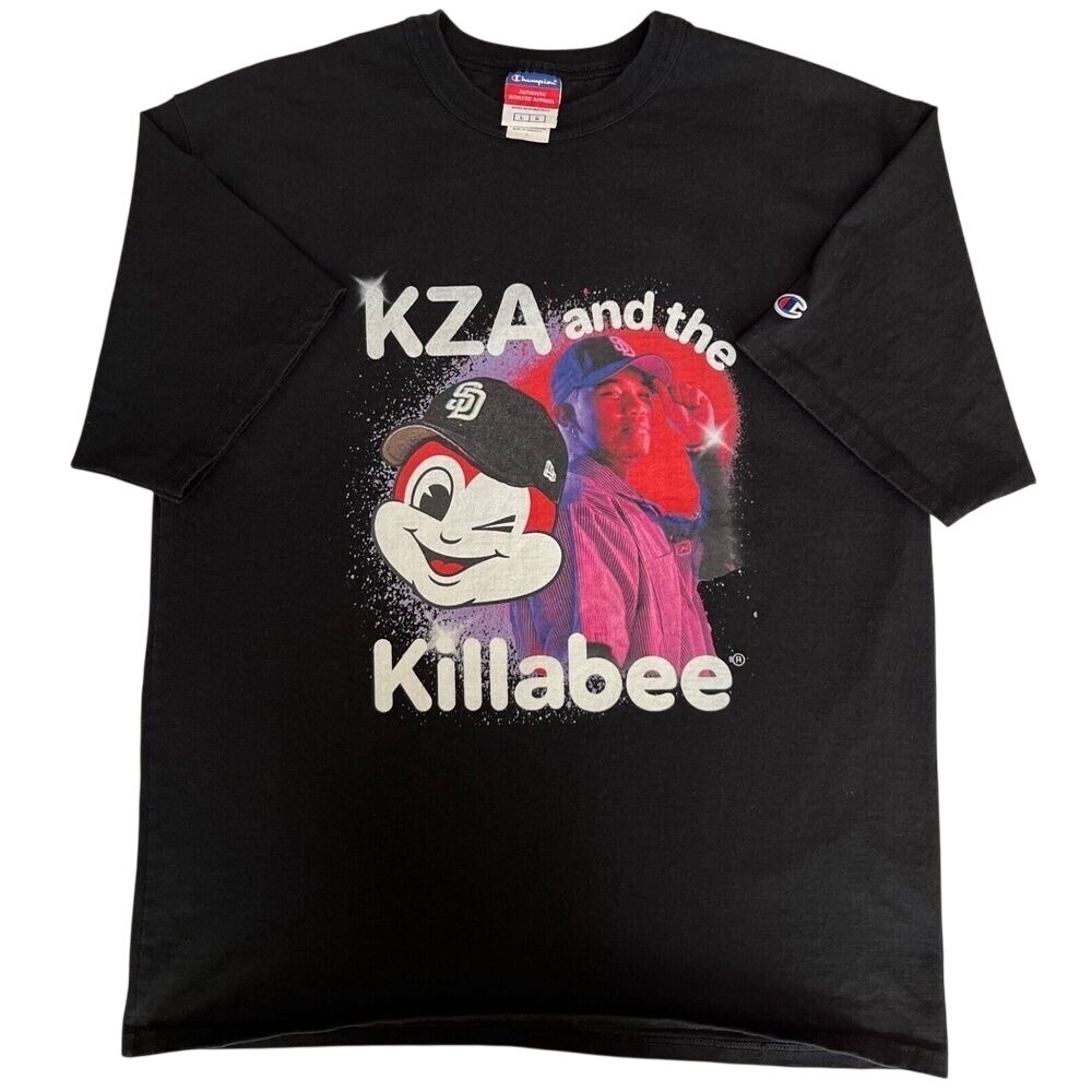 Champion KZA and the Killabee X Champion Tee, DJ Shirts, San Diego T-Shirts E7